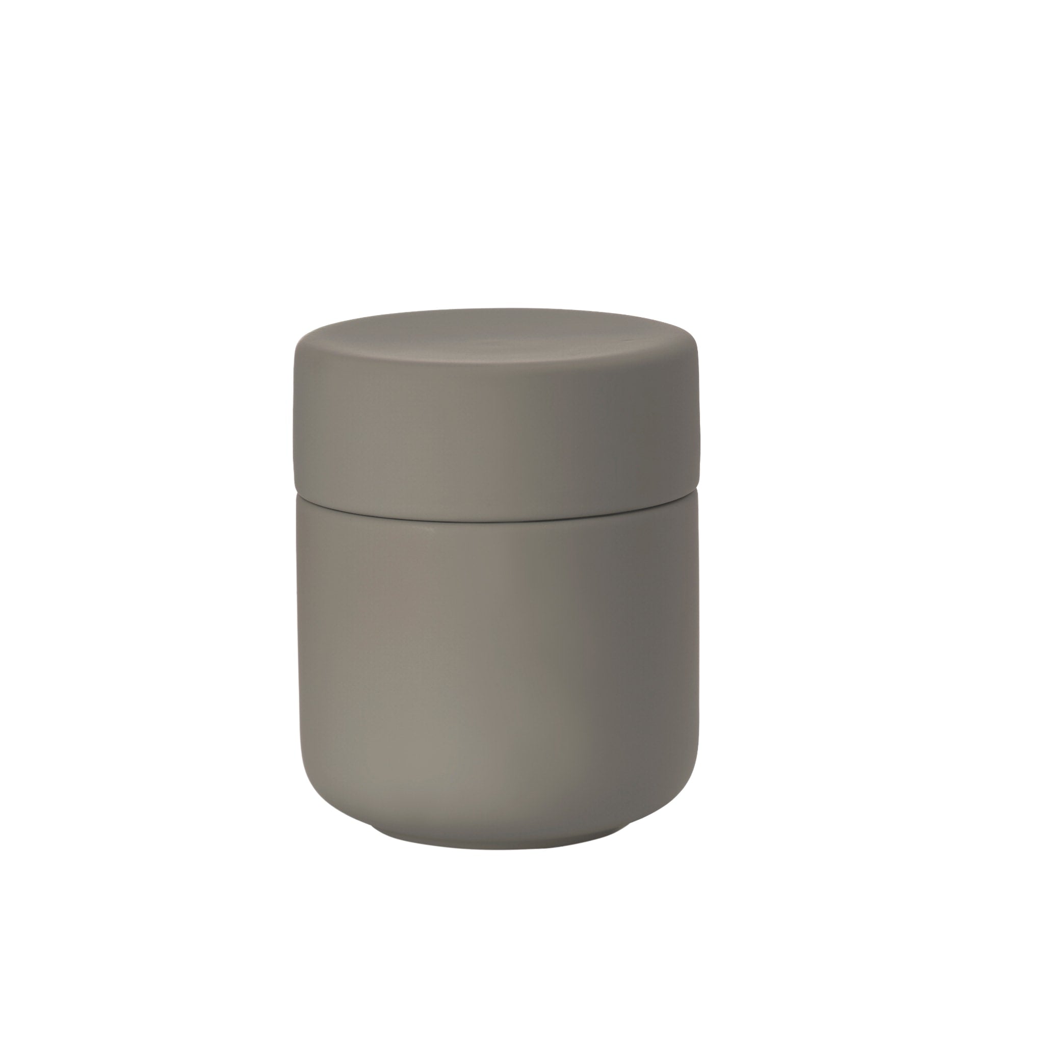 ZONE DENMARK Ume Airtight Food Storage Container with Lid - 10cm Height, Taupe - Perfect for Kitchen Pantry Organization, Meal Prep & Leftovers