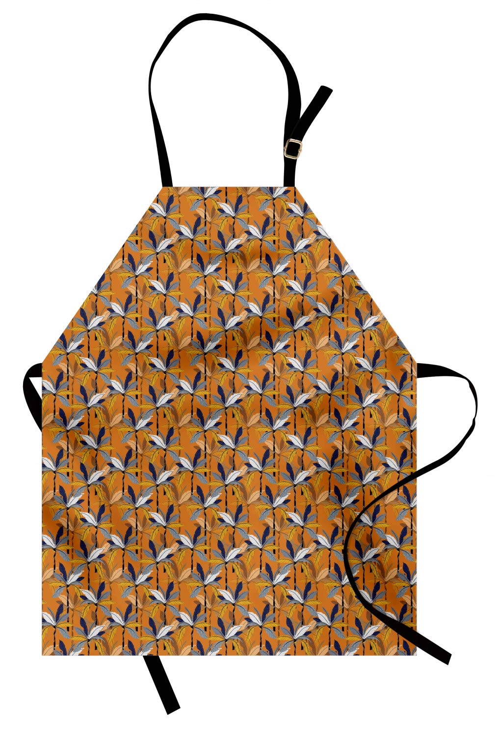 Ambesonne Tropical Apron - Palm Leaves Design for Cooking & Gardening