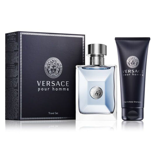 Versace Pour Homme 2-Piece Cologne Gift Set for Men - Eau de Toilette Travel Size | Perfect for Gifts, Business Trips & Special Occasions
