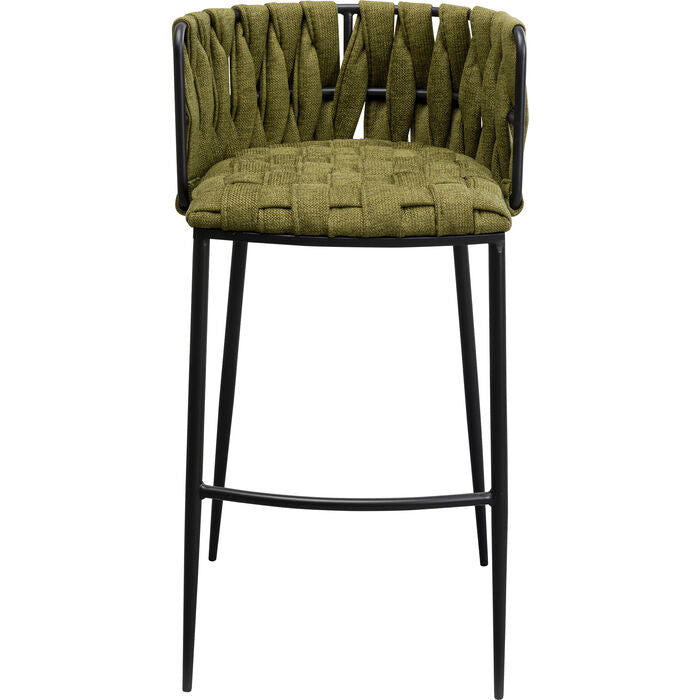 Saluti Bar Stool - Modern & Comfortable Counter Height Bar Chair for Kitchen Island, Breakfast Nook & Home Bar - Adjustable Height & Swivel Seat