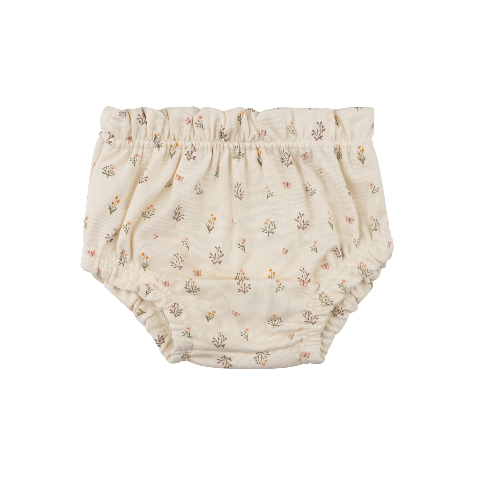 Ely's & Co Floral Ivory Bloomer Set for Girls - Perfect for Garden Parties, Photo Shoots & Special Occasions