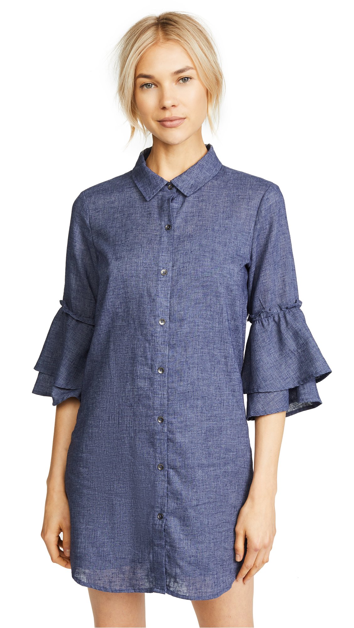 Stylish Women's Shirt Dress - Casual & Elegant Button Down Tunic for Work, Date Night & Spring Outfits | Plus Size Options Available