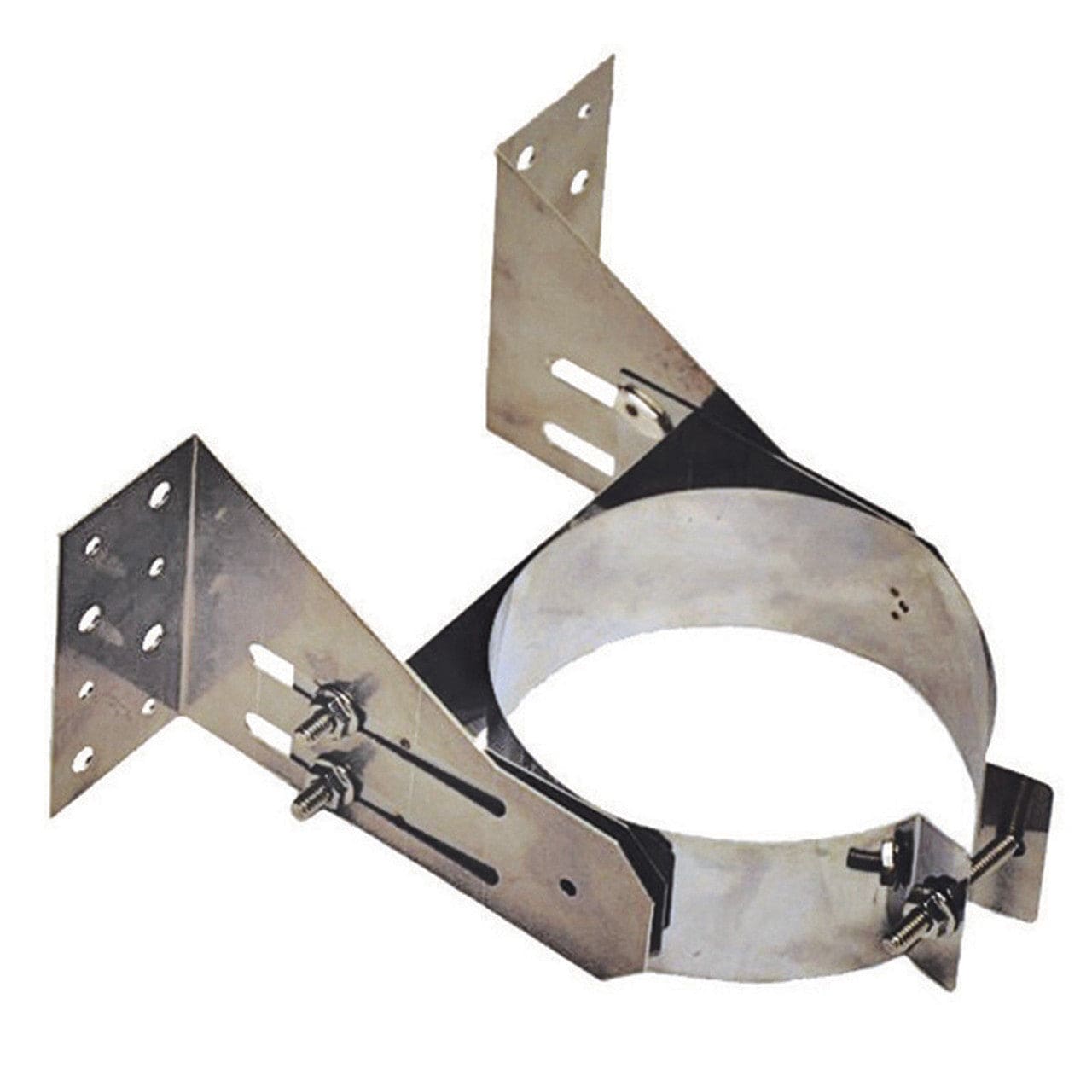 3 Ventis Pelletvent 304L Stainless Steel Inner/Galvanized Steel Outer Wall Support VP-WS03 - Perfect for Pellet Stove Venting Systems in Homes & Cabins
