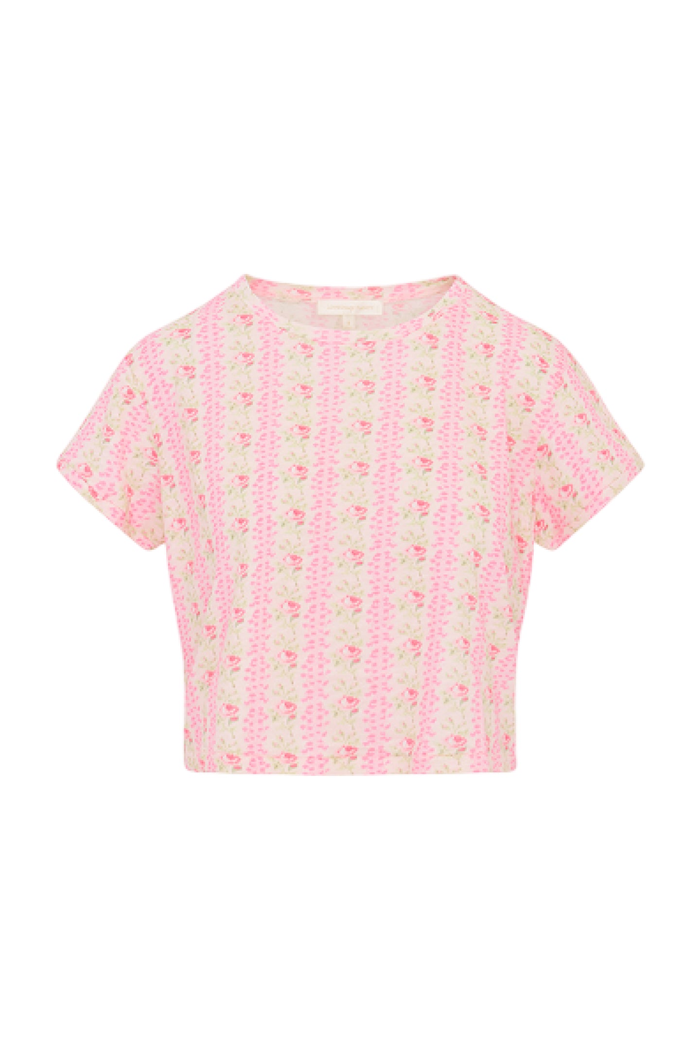 Girls Mini Rubin Tee - Soft Pink Macaron Cotton T-Shirt for Toddlers | Casual Everyday Wear & Playdates