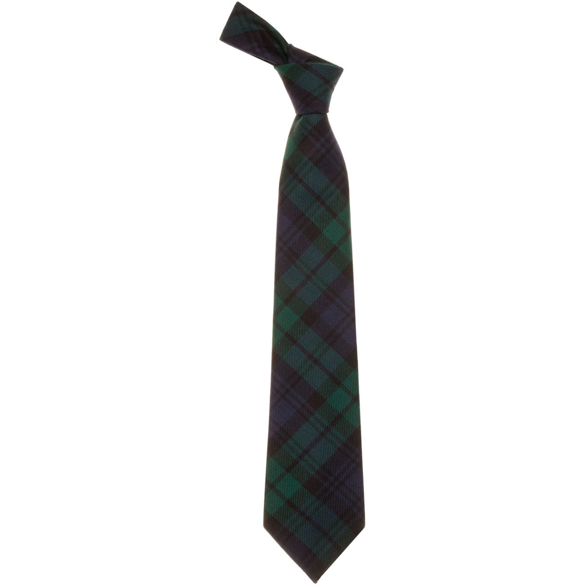 Black Watch Modern Tartan Tie - Premium Scottish Plaid Necktie for Men | Formal Office Wear & Wedding Accessories