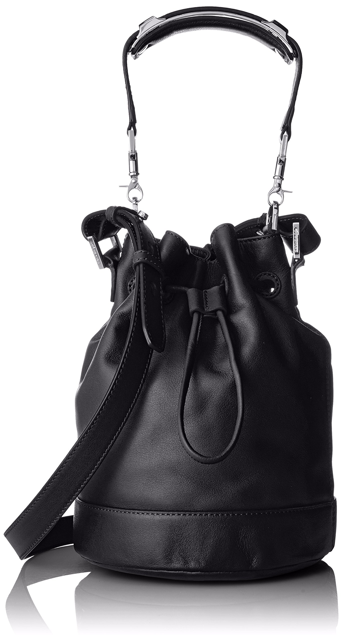 Mackage Women's Dafney Mini Satchel Handbag - Stylish Leather Crossbody Purse for Everyday Use, Work & Travel | Fashionable Shoulder Bag for Women