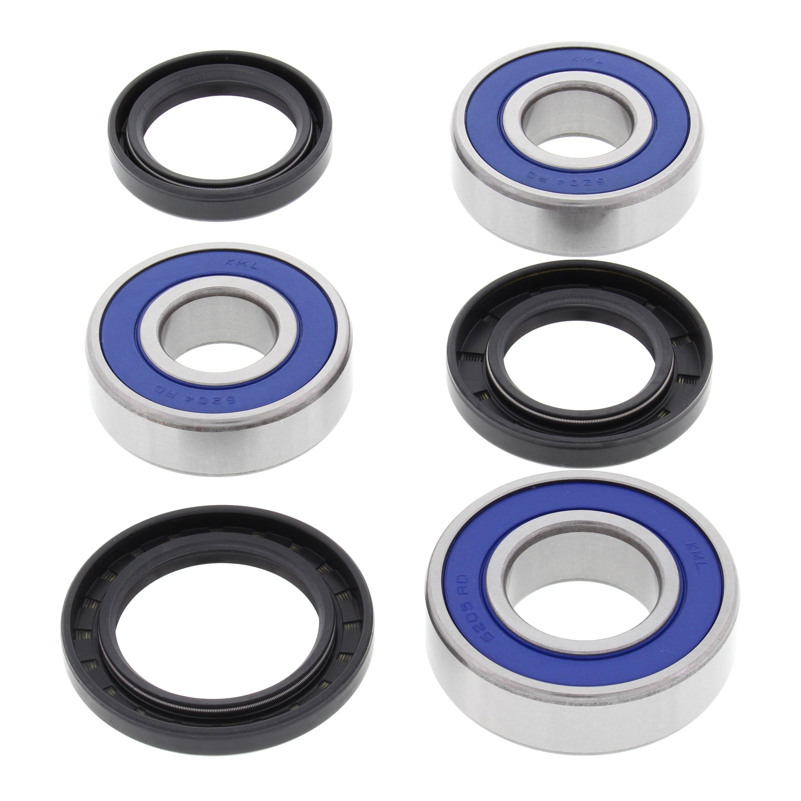 All Balls Racing Wheel Bearing Kit (25-1557) - High Performance Motorcycle Wheel Bearings for Smooth Ride - Perfect for Harley, Honda, Yamaha & More