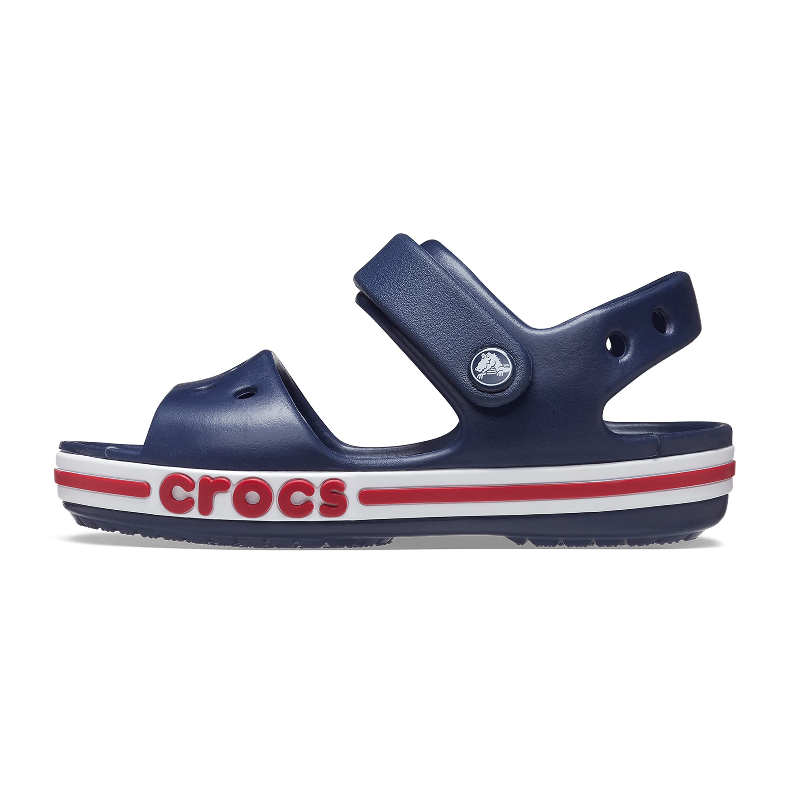 Crocs Unisex-Child Bayaband Sandal | Comfortable Kids Water Shoes for Beach, Pool & Outdoor Play | Lightweight & Quick-Dry Slides for Boys & Girls