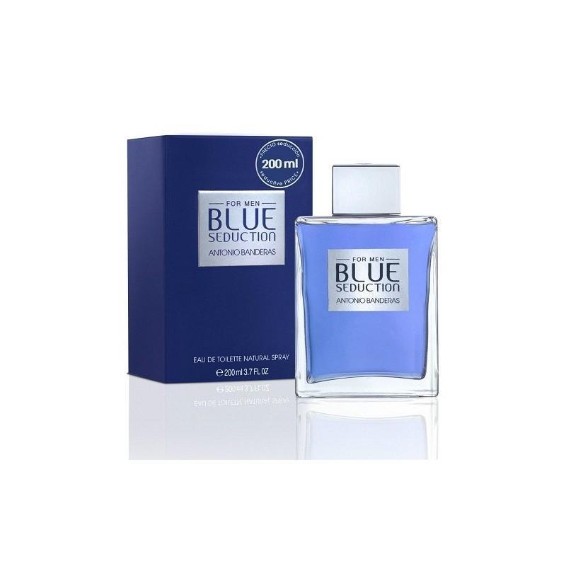 Blue Seduction Eau de Toilette Spray for Men - Fresh Aquatic Cologne with Citrus & Spicy Notes - Perfect for Date Night & Special Occasions
