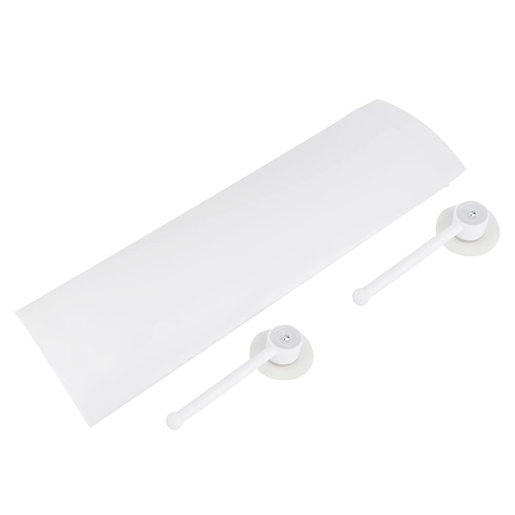 Tnfeeon Air Conditioner Deflector - Retractable Windproof Baffle & AC Air Diverter Cover (Thickened Glossy Finish) for Better Airflow & Comfort in Bedroom, Office or Living Room