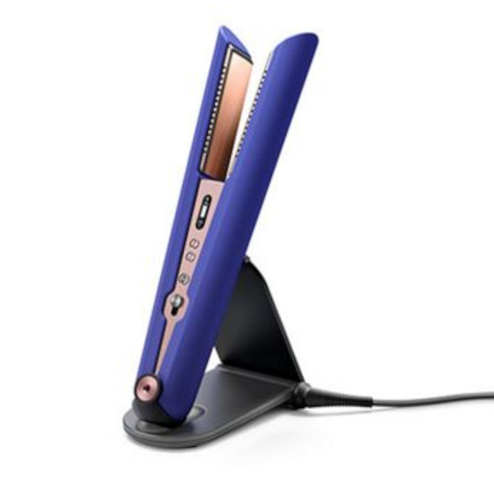 Dyson Corrale Hair Straightener - Refurbished Vinca Blue & Rose | 1 Year Warranty | Professional Salon Quality Styling at Home | Perfect for Smoothing, Straightening & Creating Waves
