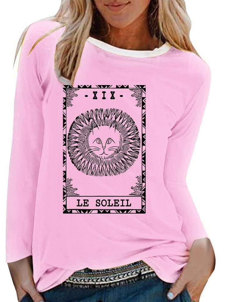 Lovevop Women's Casual Long Sleeve T-Shirt for Autumn - Soft Comfortable Basic Top for Layering, Work & Weekend Outfits