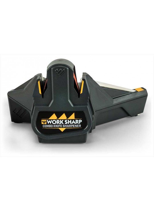 Work Sharp Combo Knife Sharpener - Professional Kitchen Knife Sharpening Tool for Chefs & Home Cooks - Perfect for Kitchen, Camping, Hunting & Outdoor Use