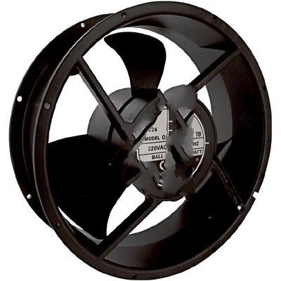 Orion OA254AN-22-1TB Industrial AC Fan - 230V, 700CFM, 2200RPM, Die Cast Aluminum, Ball Bearing, 254mm Diameter - for HVAC Systems, Server Rooms, and Factory Ventilation