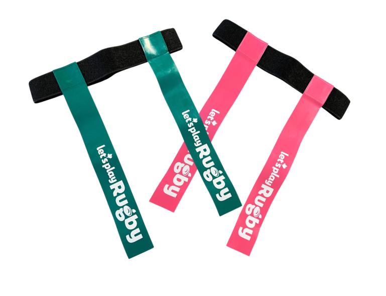 Let's Play Rugby Flag Belts - Set of 30 for Kids & Adults - Perfect for Flag Football, Rugby Training & PE Classes