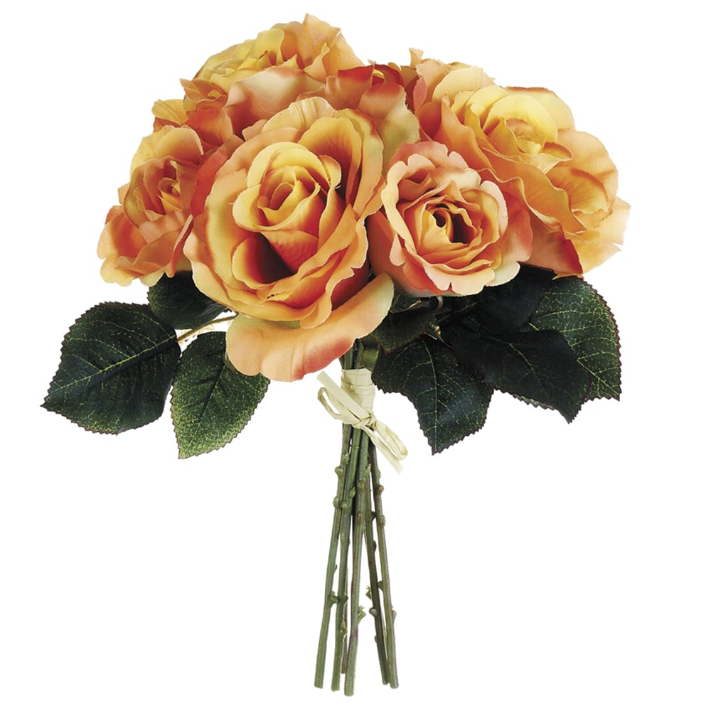 12-Pack Premium 11 Rose Silk Flower Bouquet Talisman - Elegant Home Decor, Wedding Centerpiece, Gift for Anniversary & Special Occasions