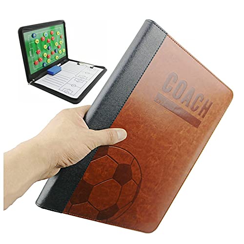 Professional Magnetic Soccer Coaching Board - Multifunctional Football Tactics Command Board with Folding Design | Perfect for Coaches, Players & Training Sessions | Ideal for Game Planning, Strategy Sessions & Team Drills