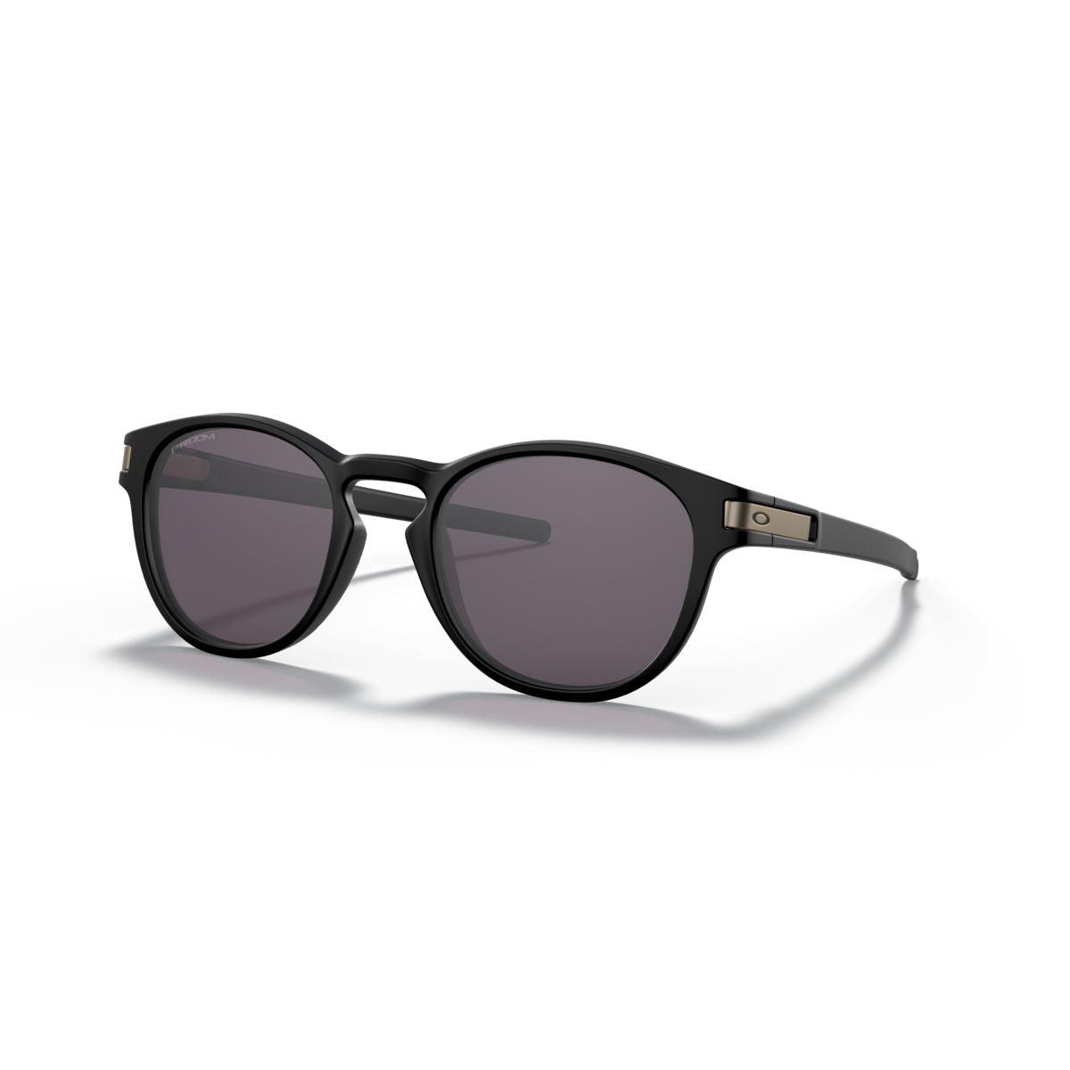 Oakley Latch Low Bridge Fit Sunglasses - Matte Black Frame with Prizm Grey Lenses (Model 0OO9349 934919) - Perfect for Running, Driving & Outdoor Sports