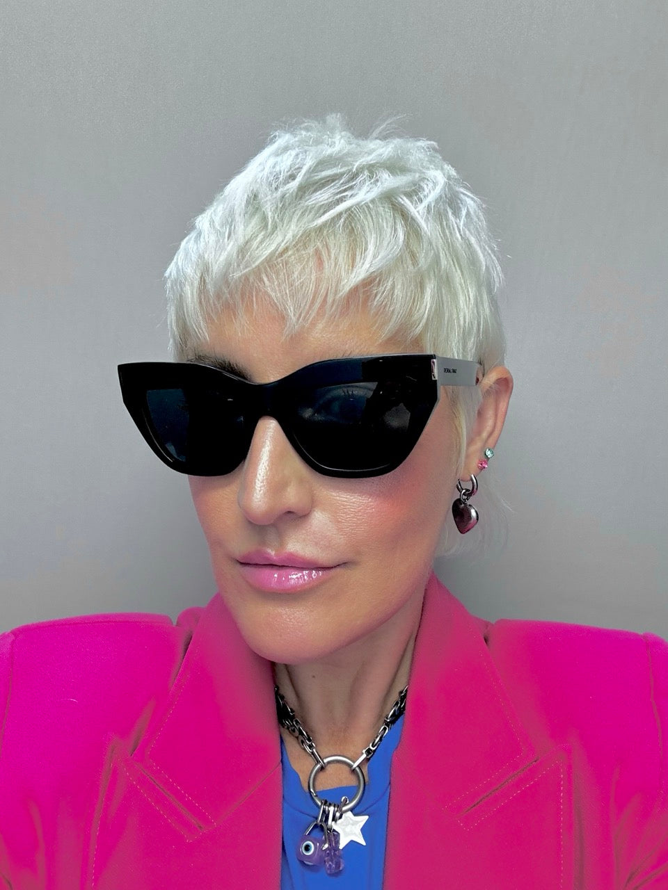 Saint Laurent SL 759 Sunglasses - Black Grey Silver Gradient Lenses for Women & Men | Luxury Fashion Shades for Beach, Driving & Outdoor Activities