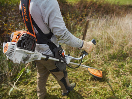 STIHL FS 91 Gas Powered Brush Cutter - Professional Grade Trimmer for Heavy Duty Yard Work, Landscaping & Weed Control | Perfect for Homeowners & Commercial Use