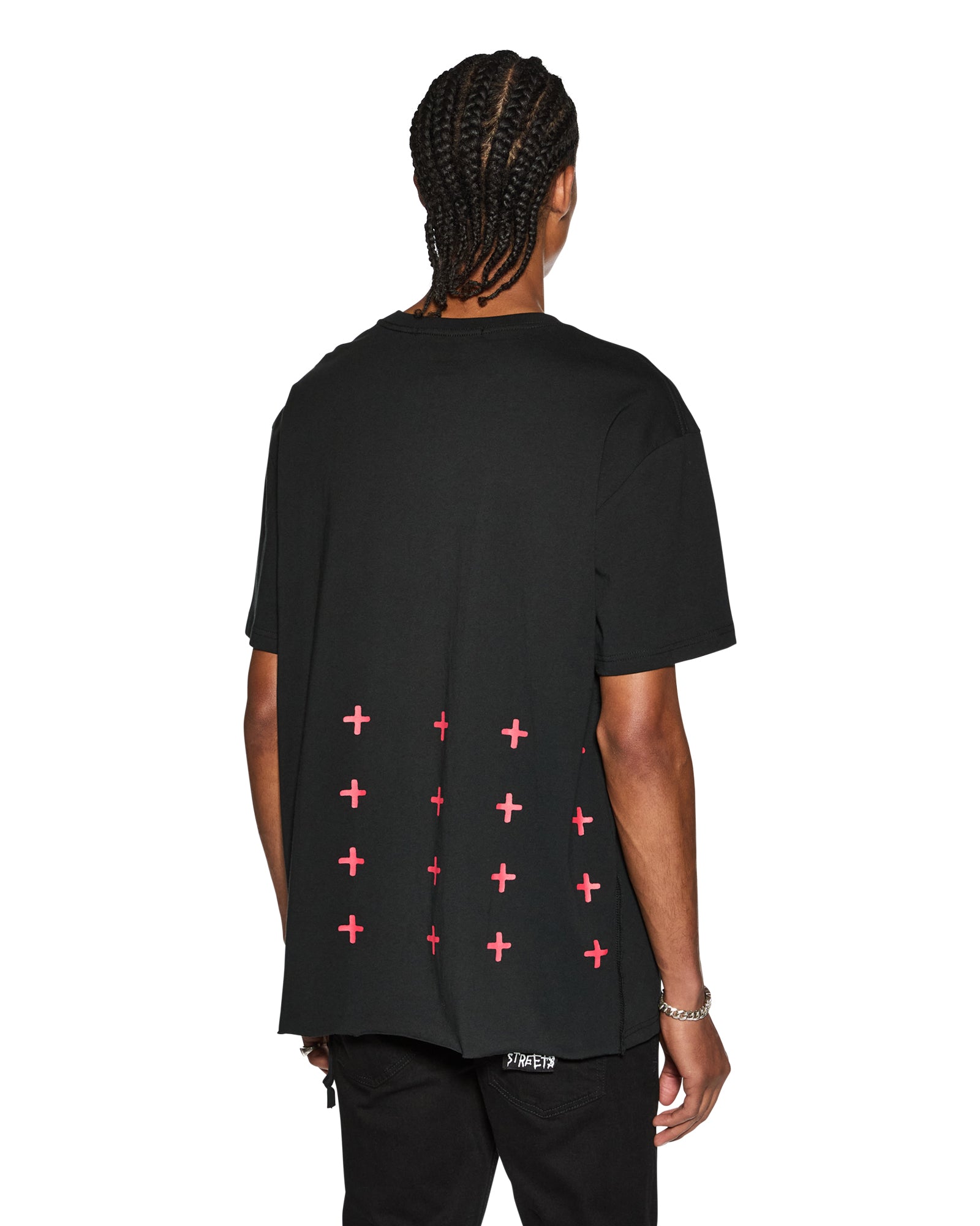 4X4 Biggie SS Tee - Black/Red Hip Hop T-Shirt for Men | Vintage Rap Music Streetwear | Perfect for Concerts, Casual Wear & Urban Fashion