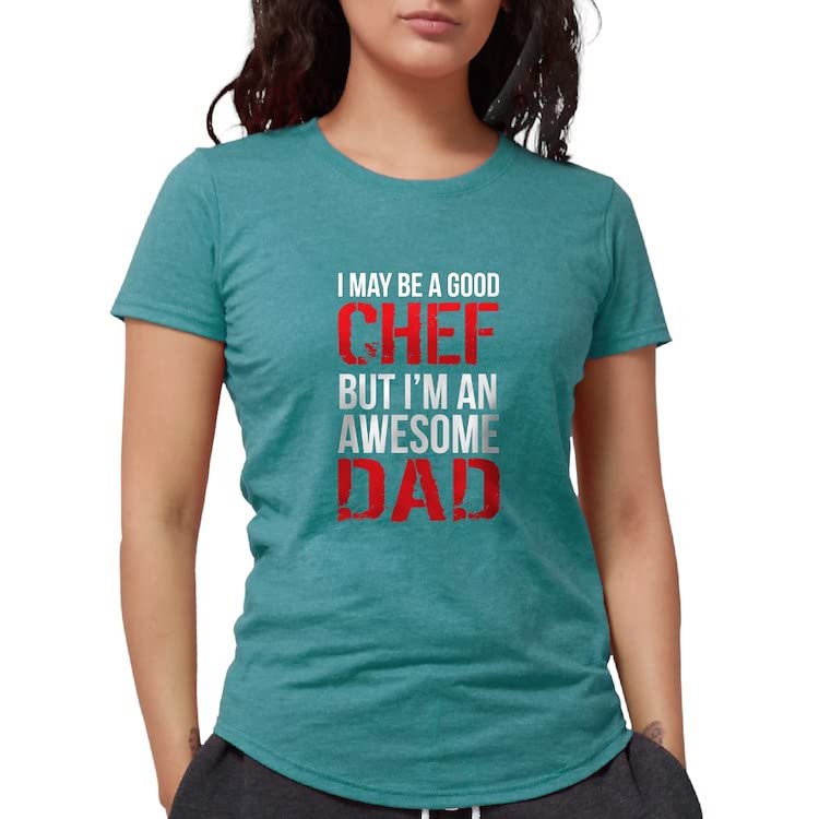 Awesome Chef Dad Fun T-Shirt | Tri-Blend Comfort Tee | Perfect for Father's Day, BBQ Parties & Cooking Enthusiasts