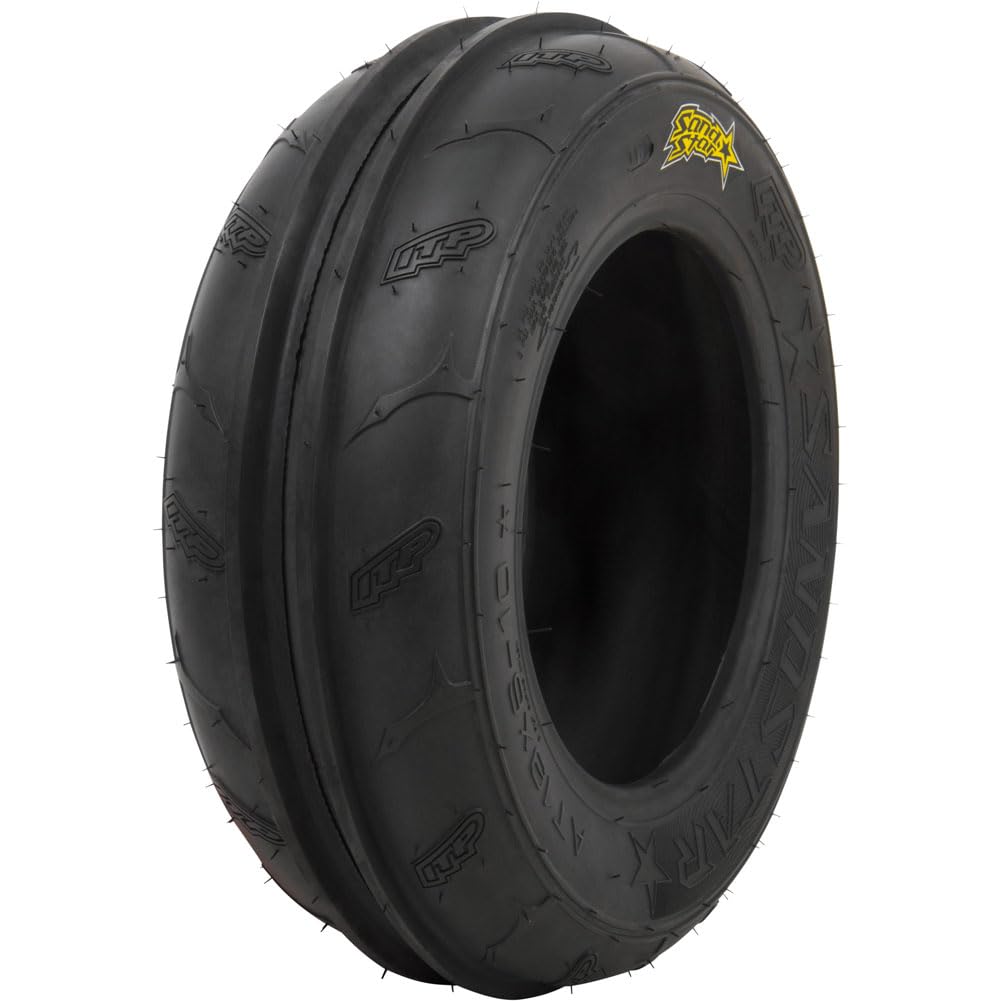 Sand Star Front Tire 22x8-10 Ribbed ATV Tire - Compatible with Cannondale FX400 2001 - Durable Off-Road Traction for Mud, Sand & Trail Riding