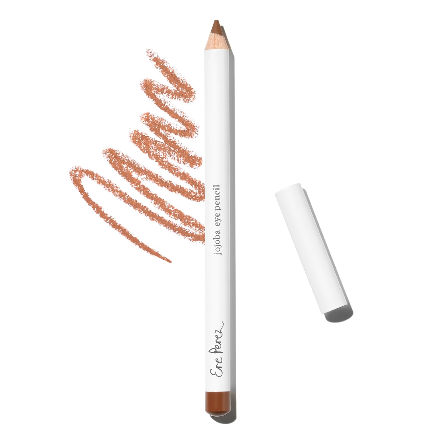 Ere Perez Natural Jojoba Eye Pencil in Clay - Vegan & Cruelty-Free Eyeliner for Sensitive Eyes | Perfect for Everyday Wear & Smoky Eye Looks