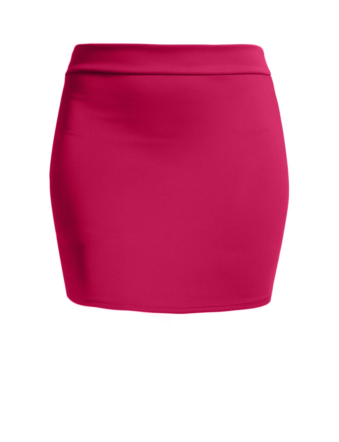 NE PEOPLE Women's Stretch Knit Bodycon Mini Skirt - Slim Fit Pencil Skirt Solid Color Made in USA | Perfect for Office, Party & Casual Wear