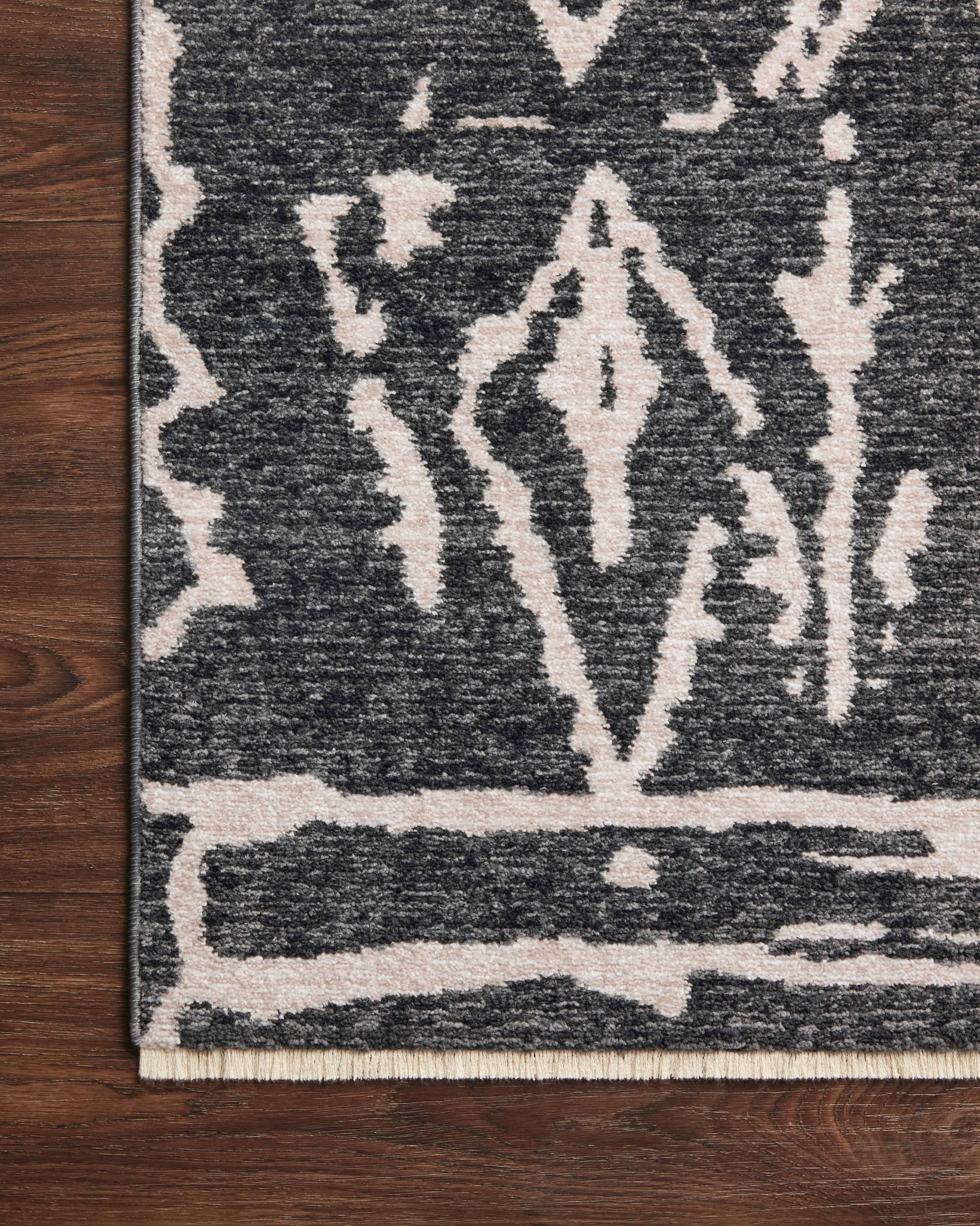 Loloi II Vance Rug - Soft Bohemian Area Rug for Living Room, Bedroom, Dining Room - Charcoal & Dove Gray - Perfect for Home Decor, Cozy Spaces & Modern Interiors