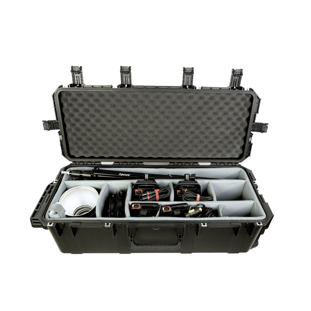 Aputure LS C120D II 2 Light Kit with V Mount Battery & SKB Case - Professional LED Video Lighting for Film, Photography, and Studio Production