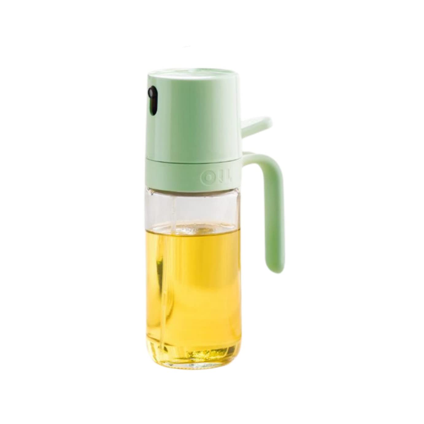 KAYKWONG'S 250ml Glass Olive Oil Spray Bottle - Premium Cooking Oil Dispenser for Kitchen, BBQ, Salad, Steak, Baking & Roasting | Perfect for Healthy Cooking & Food Prep (Green)