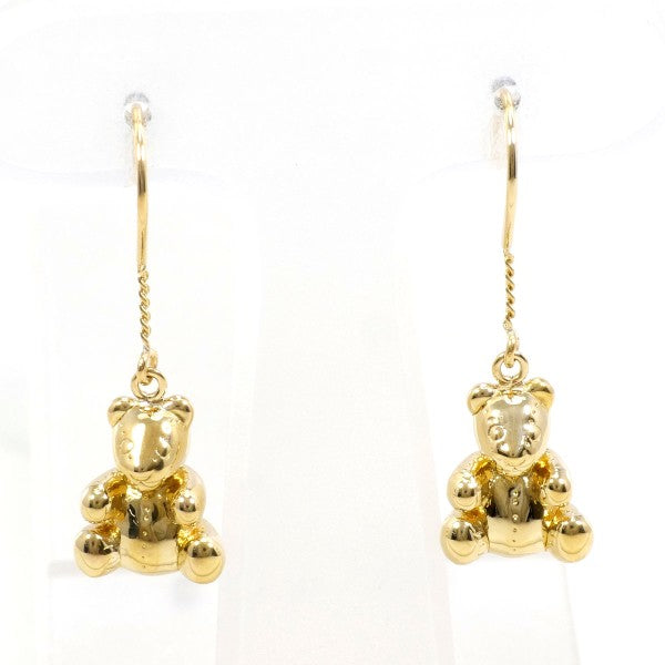 18K Yellow Gold Earrings for Women - Elegant Dangle Hoop Earrings - Perfect Gift for Birthday, Anniversary & Valentine's Day - Ideal for Parties, Weddings & Special Occasions