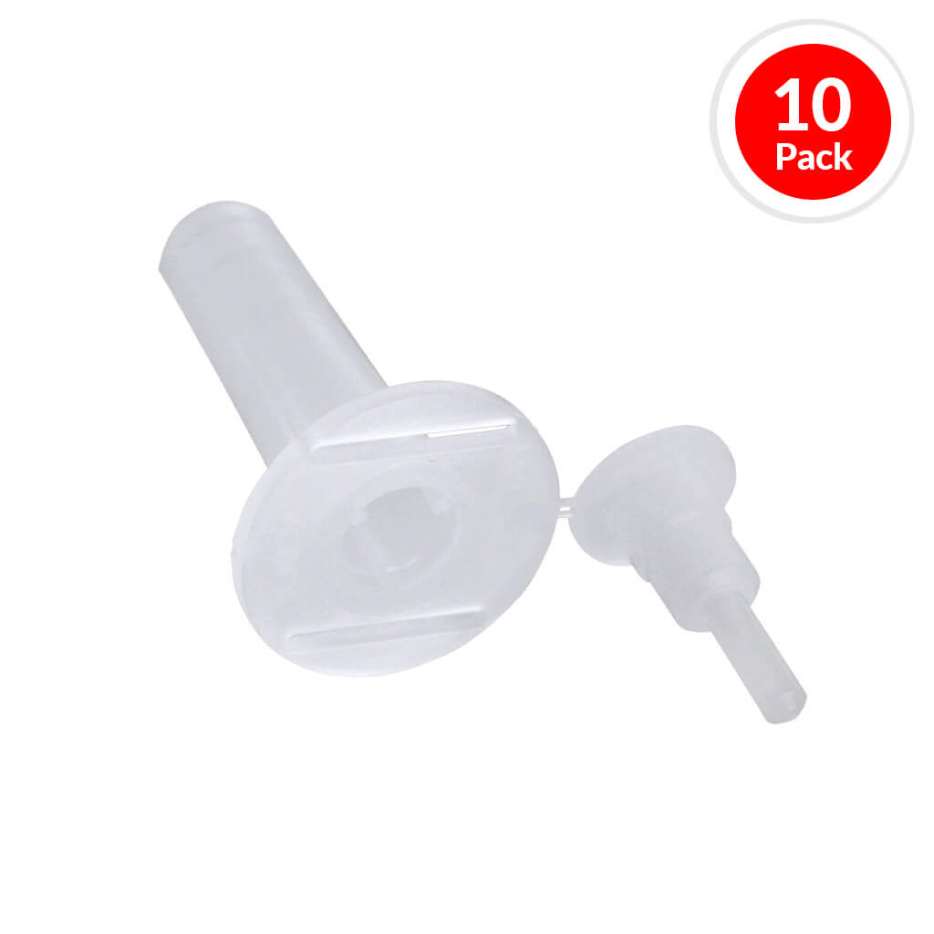 Euclid Epoxy Surface Crack Injection Port (10 Pack) - Concrete Repair Kit for Foundation, Basement & Driveway Cracks - Professional DIY Crack Sealing Solution