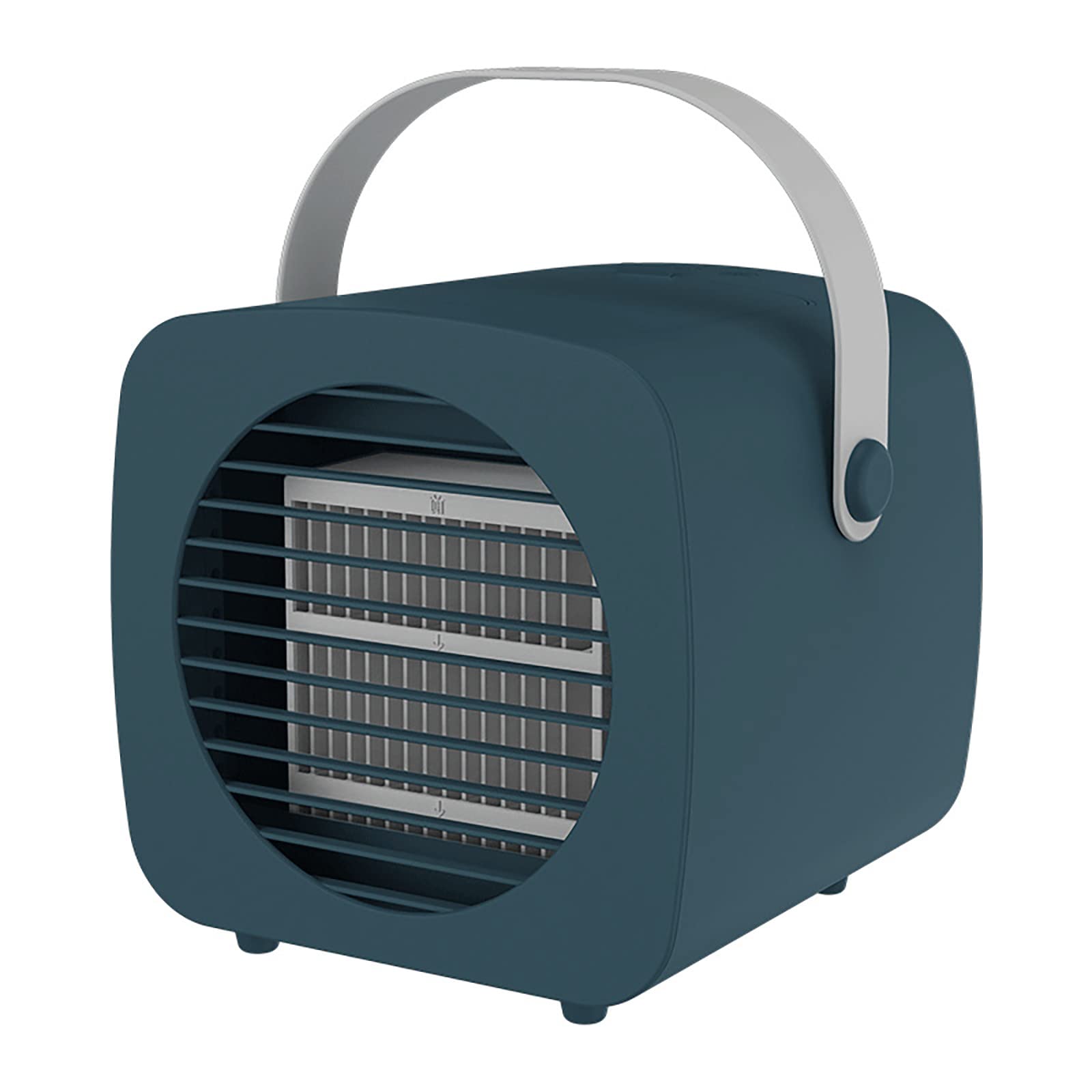 Portable Air Conditioner & Evaporative Cooler - 3 Speed USB Personal Air Cooler for Home, Office, Bedroom - Compact Cooling Fan for Summer, Small Spaces & Desktop Use (Blue)