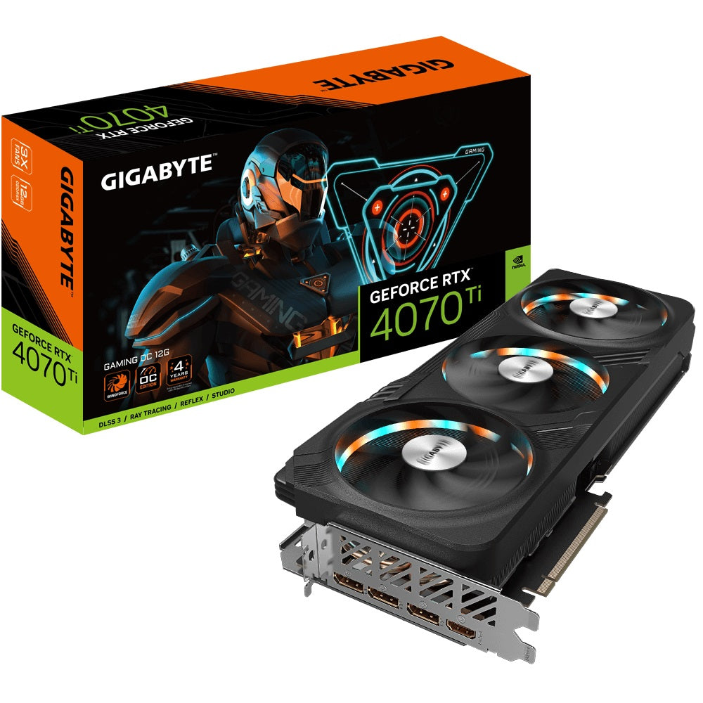 Gigabyte GeForce RTX 4070 Ti GAMING OC 12GB GDDR6X Gaming Graphics Card - High Performance for 4K Gaming, VR, Video Editing & Content Creation