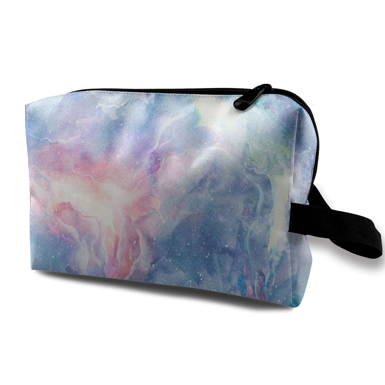 Pink Nebula Travel Toiletry Bag for Women - Large Waterproof Cosmetic Makeup Organizer with Zipper - Perfect for Travel, Gym & Daily Use - Great Gift for Girls & Women