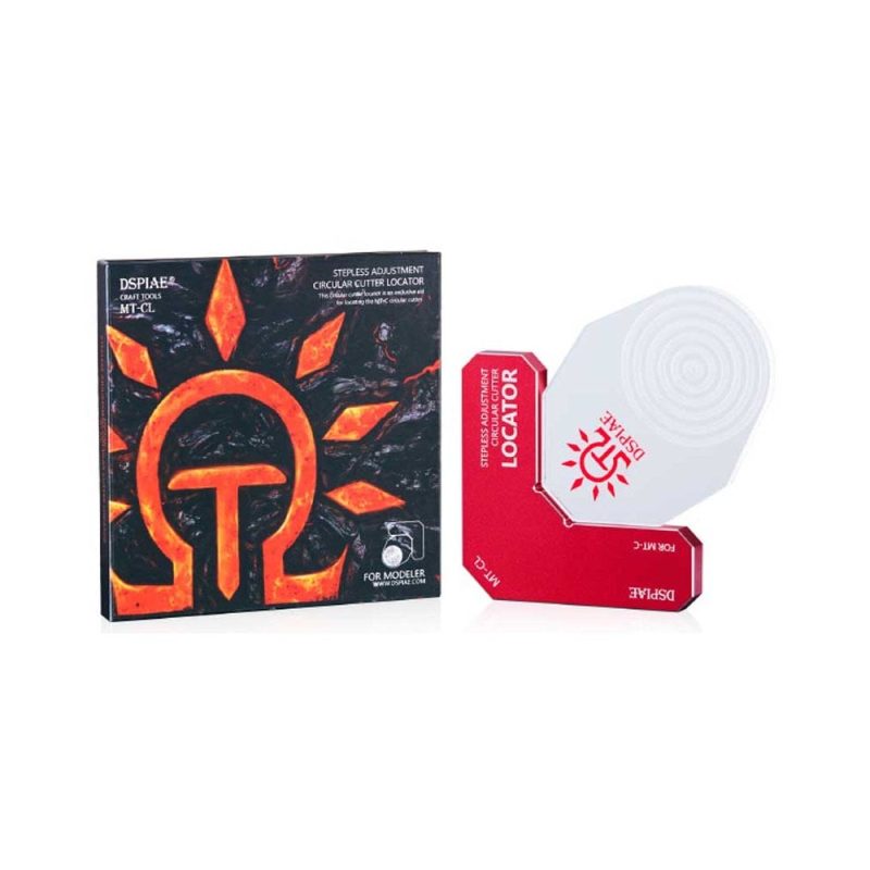 DSPIAE Precision Circular Cutter with Locator - Ideal for Model Building, DIY Crafts, and Paper Cutting Projects