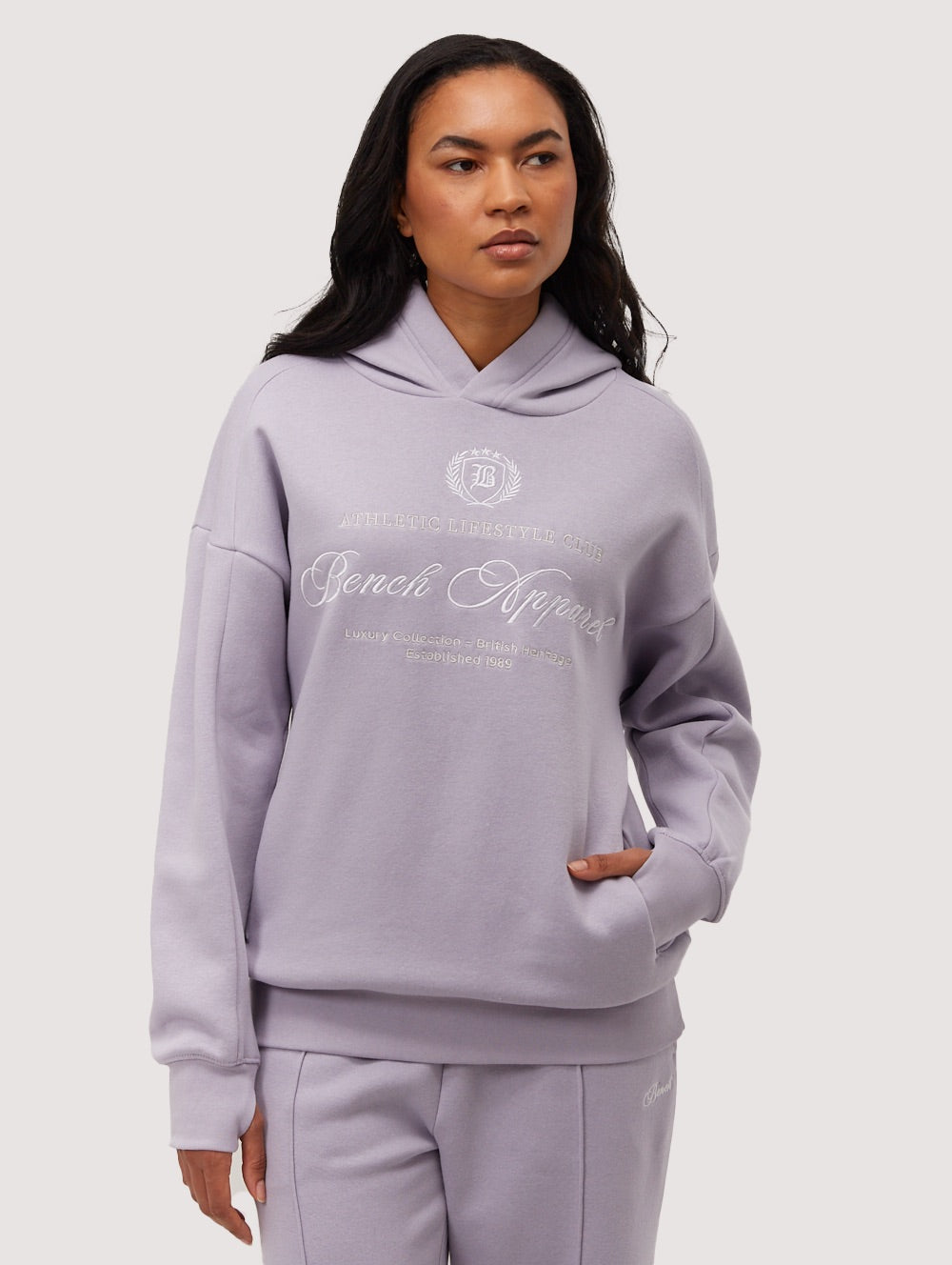 Contessa Script Graphic Oversize Hoodie - Women's Fashion Pullover Sweatshirt for Casual Wear, Street Style & Loungewear