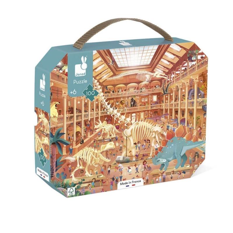 Natural History Museum 100-Piece Jigsaw Puzzle – Educational Fun for Kids & Adults, Perfect for Family Game Nights & Classroom Learning