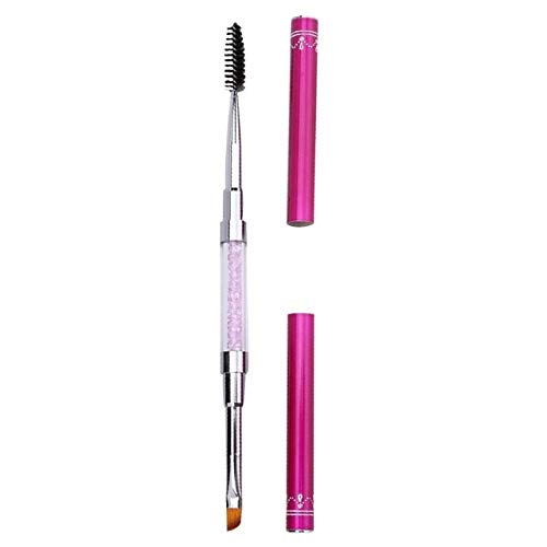 Double Head Eyelash & Eyebrow Brush - Professional Mascara Wands Applicator & Spoolie for Eyelash Extensions | Perfect for Salon, Home Use & Makeup Kits | Essential Brow & Lash Styling Tool