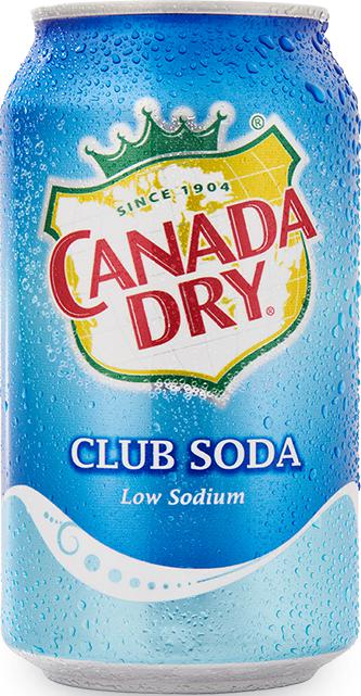 Canada Dry Club Soda Cans - Refreshing Sparkling Water Beverage for Cocktails, Mocktails & Hydration | 12-Pack (12 oz Cans) | Perfect for Parties, Mixers & Healthy Lifestyle