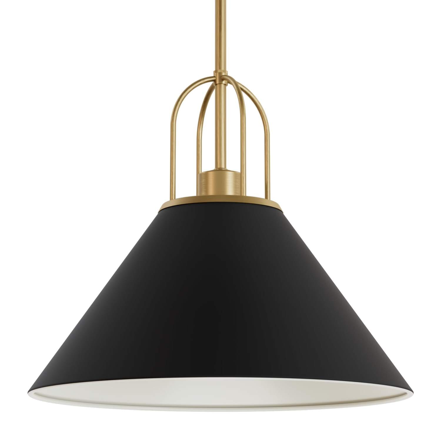 Carrington Isle 16 Inch Single Light Pendant - Modern Hanging Fixture for Kitchen Island, Dining Room & Bedroom Lighting