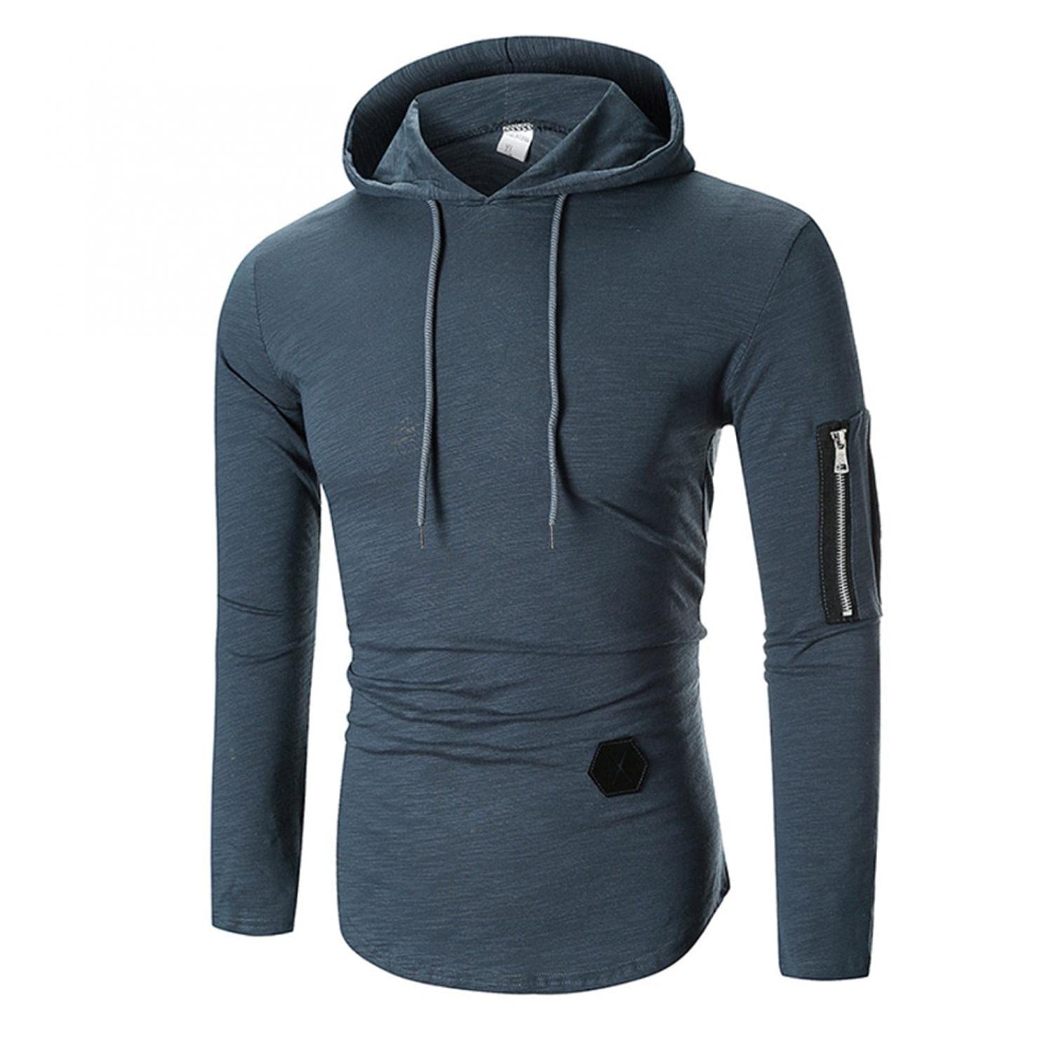 Men's Lightweight Slim Fit Hoodie for Running & Active Wear