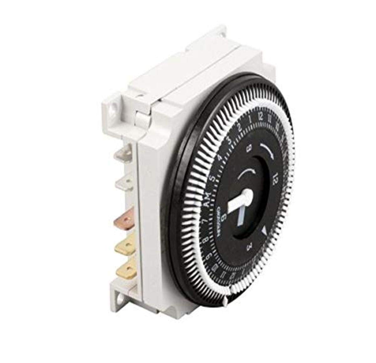 Delfield 2194345 24-Hour Clock Face Defrost Timer for Commercial Refrigerators & Freezers - Perfect for Restaurants, Grocery Stores, and Food Service Businesses