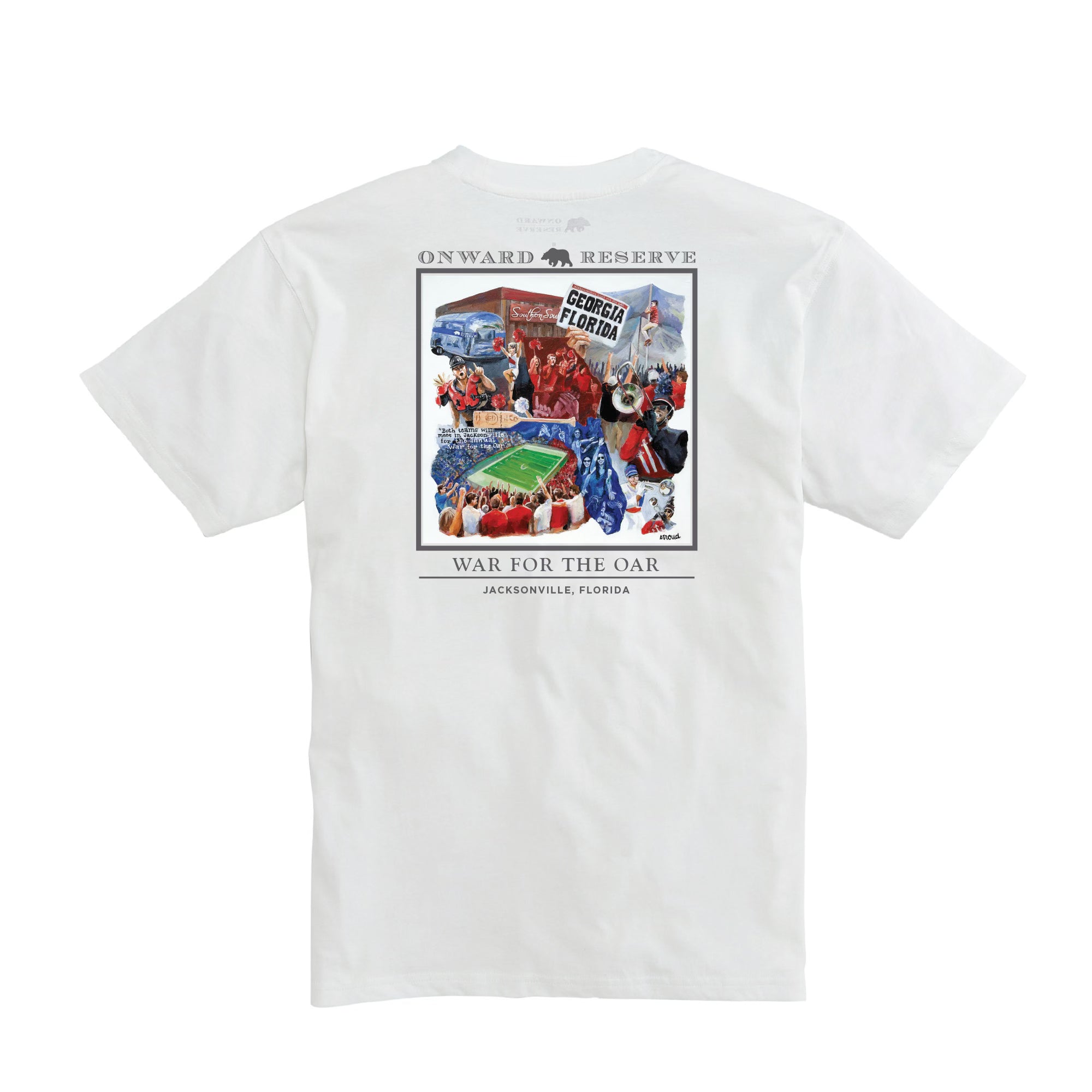 War for the Oar Short Sleeve T-Shirt - Comfortable Graphic Tee for Men - Perfect for Casual Wear, Outdoor Adventures, and Beach Trips