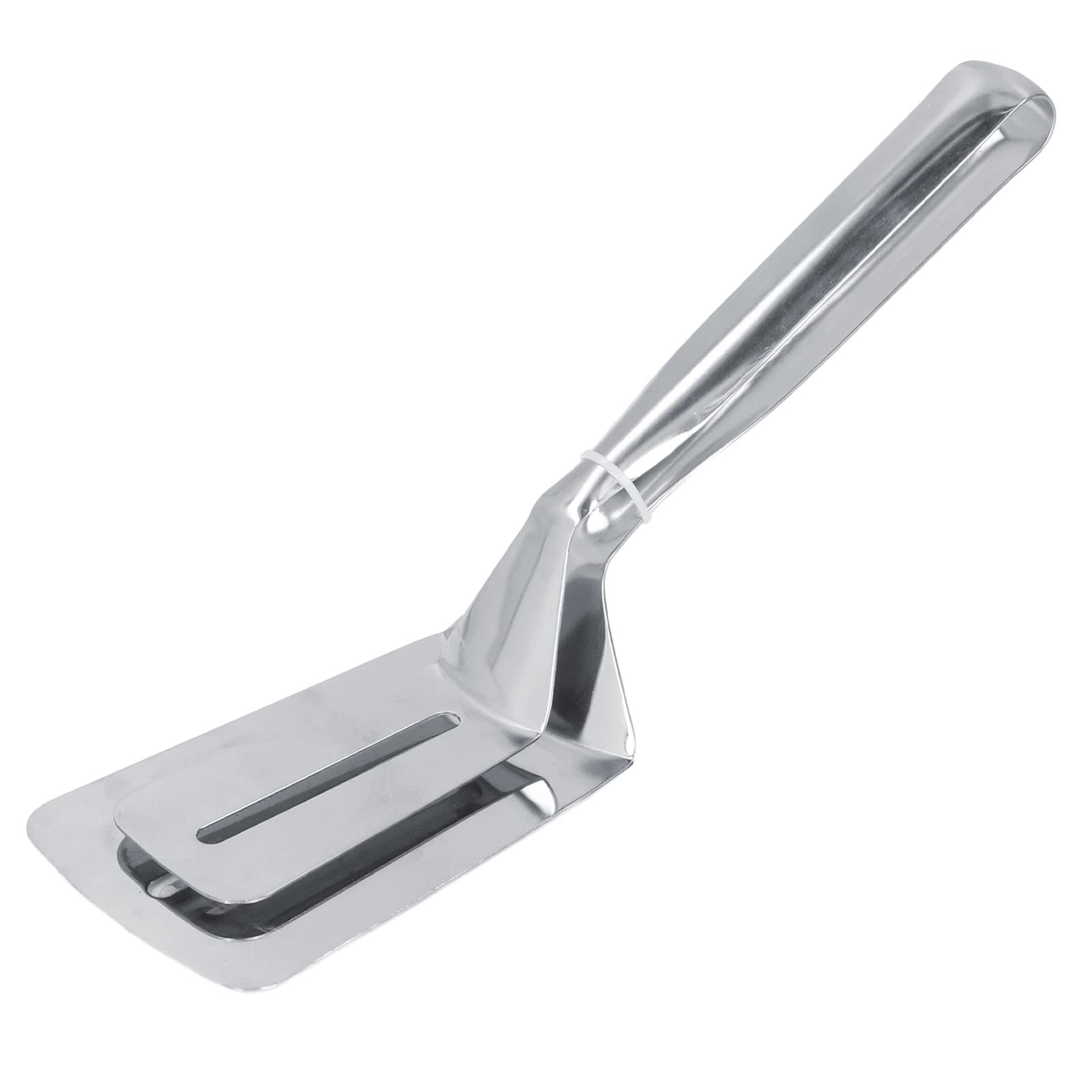 Premium 3-in-1 Stainless Steel Steak Tongs with Spatula - High Heat Resistant Kitchen Tongs for Grilling, BBQ, Baking - Perfect for Steak, Pizza, Bread & Meat Handling at Home or Outdoor Cooking