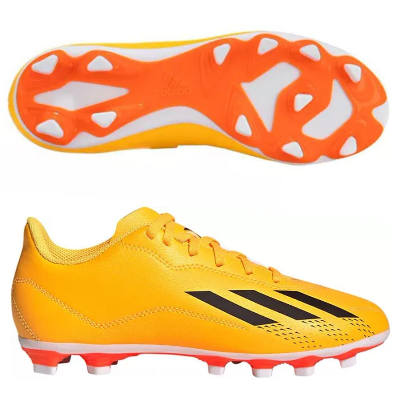 Adidas Junior X Speedportal.4 FxG Soccer Cleats for Kids - Lightweight Football Shoes for Youth Players - Perfect for Training & Matches on Grass Fields