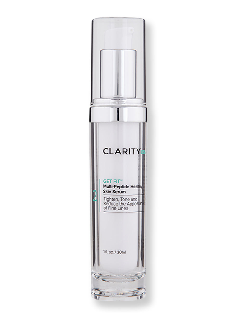 ClarityRx Get Fit Multi-Peptide Anti-Aging Face Serum for Glowing Skin | Hydrating & Firming Treatment for Women | Perfect for Daily Skincare Routine & Nighttime Use