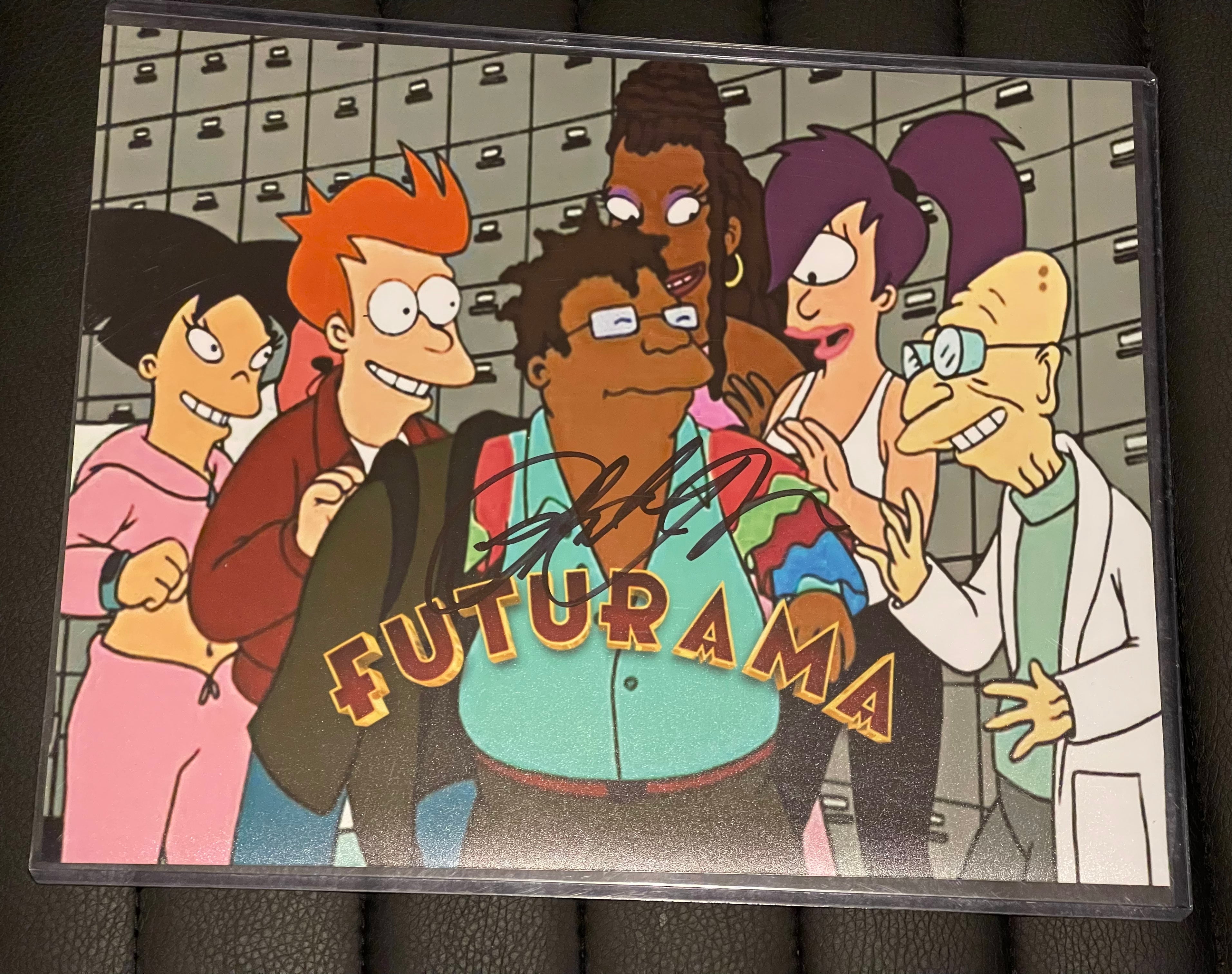 Futurama Phil Lamarr Autographed 8x10 Photo with COA - Signed Memorabilia for Collectors, Fans & Home Decor Display